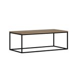 Casa si Gradina - Mobilier - Mese si birouri - Masute de cafea - Masa de cafea, Hanah Home, panou de particule acoperit cu melamina, nuc, 120x60x42 cm - Infinity.ro