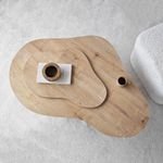 Casa si Gradina - Mobilier - Mese si birouri - Masute de cafea - Masuta de cafea, Hanah Home, pal melaminat, stejar sapphire, 105x65x35 cm - Infinity.ro