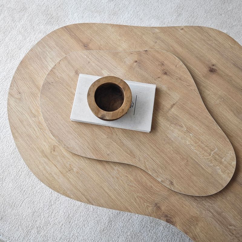Casa si Gradina - Mobilier - Mese si birouri - Masute de cafea - Masuta de cafea, Hanah Home, pal melaminat, stejar sapphire, 105x65x35 cm - Infinity.ro