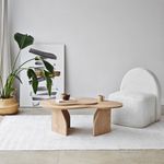 Casa si Gradina - Mobilier - Mese si birouri - Masute de cafea - Masuta de cafea, Hanah Home, pal melaminat, stejar sapphire, 105x65x35 cm - Infinity.ro
