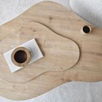 Casa si Gradina - Mobilier - Mese si birouri - Masute de cafea - Masuta de cafea, Hanah Home, pal melaminat, stejar sapphire, 105x65x35 cm - Infinity.ro