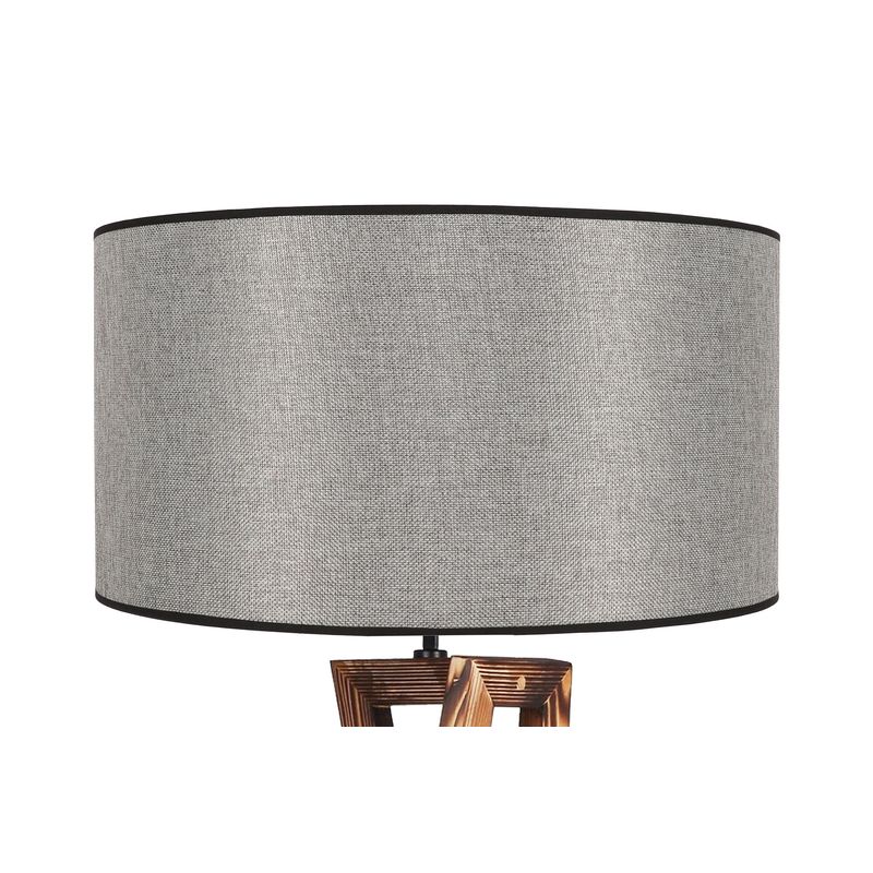 Casa si Gradina - Corpuri si surse de iluminat - Veioze si lampi - Lampadare - Lampadar, Opviq, lemn, maro gri, 150 cm - Infinity.ro