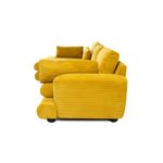 Casa si Gradina - Mobilier - Canapele si coltare - Coltare - Coltar, Hanah Home, lemn fag si pal, verde masliniu, 330x105x90 cm - Infinity.ro