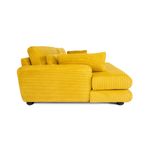 Casa si Gradina - Mobilier - Canapele si coltare - Coltare - Coltar, Hanah Home, lemn fag si pal, verde masliniu, 330x105x90 cm - Infinity.ro