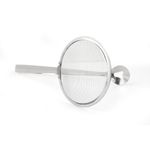 Casa si Gradina - Bucatarie si vesela - Ustensile bucatarie - Polonice, linguri si clesti de bucatarie - Cleste cu strecuratoare, Hermia, inox, multicolor, 29 cm, diametru strecuratoare 10 cm - Infinity.ro