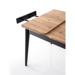 Casa si Gradina - Mobilier - Mese si birouri - Mese bucatarie si dining - Masa extensibila, Hanah Home, PAL melaminat, pin atlantic, 80x80x75 cm, extensibila la 160 cm - Infinity.ro