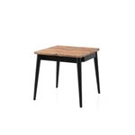 Casa si Gradina - Mobilier - Mese si birouri - Mese bucatarie si dining - Masa extensibila, Hanah Home, PAL melaminat, pin atlantic, 80x80x75 cm, extensibila la 160 cm - Infinity.ro