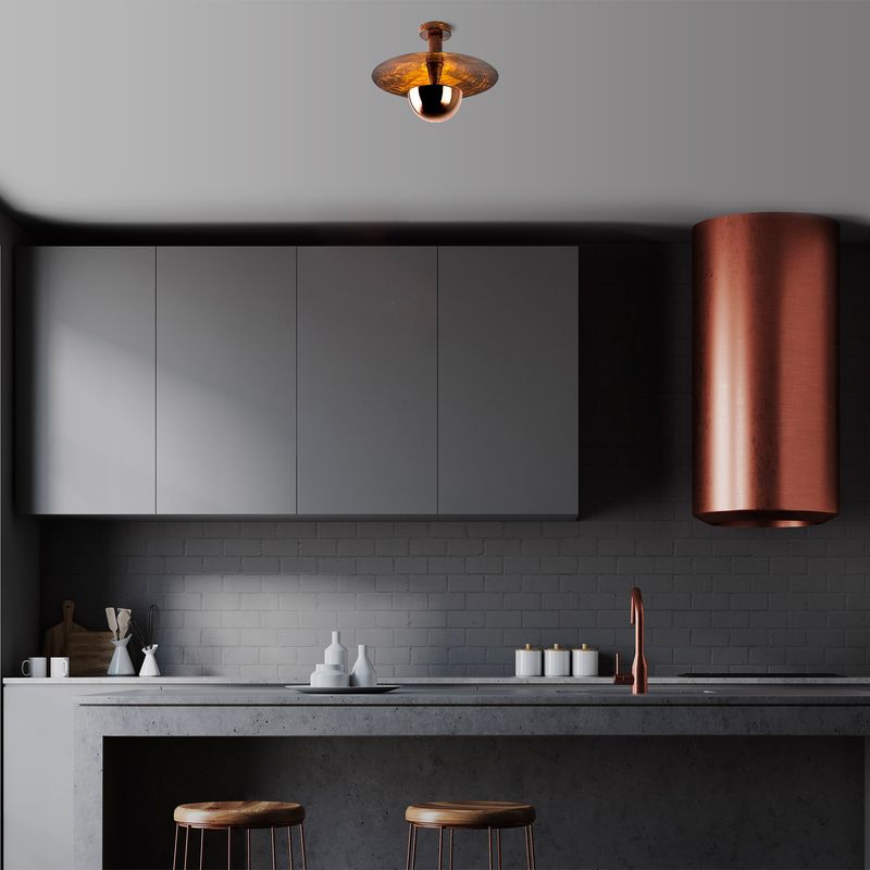 Casa si Gradina - Corpuri si surse de iluminat - Lustre si pendule - Lustra, Opviq, metal, cupru, 38x31 cm - Infinity.ro