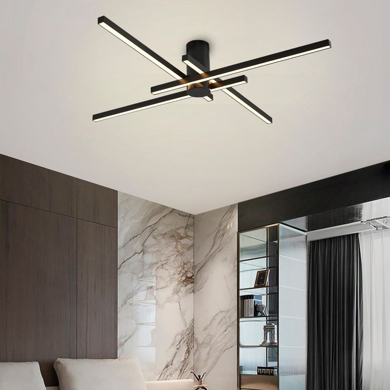 Casa si Gradina - Corpuri si surse de iluminat - Lustre si pendule - Lustra, Opviq, metal, negru, 9x9x18 cm - Infinity.ro