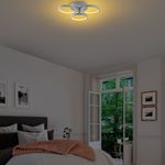 Casa si Gradina - Corpuri si surse de iluminat - Lustre si pendule - Lustra, Opviq, metal, gri nardo, 37x32x9 cm - Infinity.ro