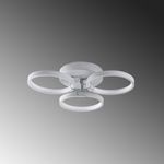 Casa si Gradina - Corpuri si surse de iluminat - Lustre si pendule - Lustra, Opviq, metal, gri nardo, 37x32x9 cm - Infinity.ro