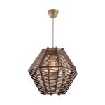 Casa si Gradina - Corpuri si surse de iluminat - Lustre si pendule - Lustra, Opviq, lemn, maro, 35x35x75 cm - Infinity.ro