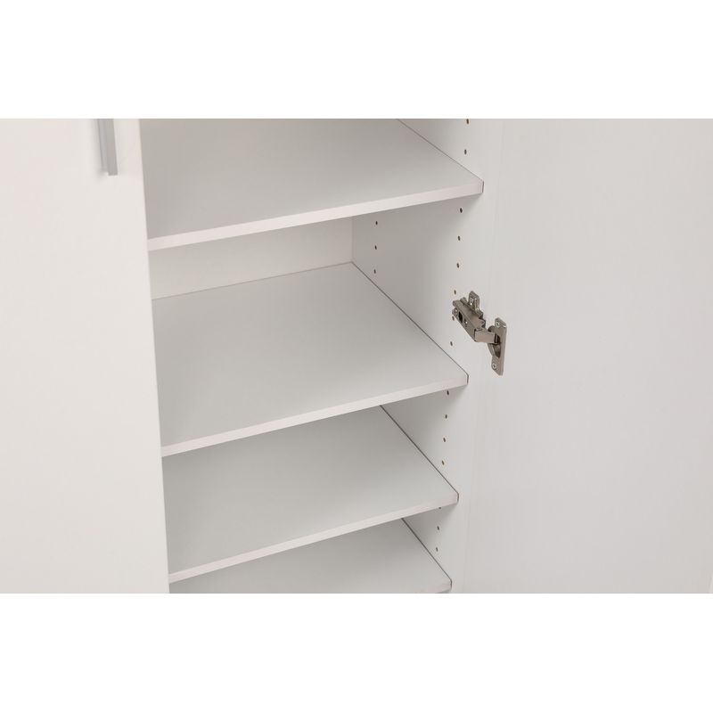 Casa si Gradina - Mobilier - Dulapuri si sifoniere - Dulapuri pantofi - Dulap pantofi, Hanah Home, pal melaminat, alb, 76x36x187 cm - Infinity.ro