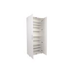 Casa si Gradina - Mobilier - Dulapuri si sifoniere - Dulapuri pantofi - Dulap pantofi, Hanah Home, pal melaminat, alb, 76x36x187 cm - Infinity.ro