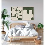 Casa si Gradina - Decoratiuni - Tablouri - Tablou decorativ cu rama, Wallxpert, mdf, multicolor, 50x70 cm, set 2 bucati, 693BSE1489 - Infinity.ro