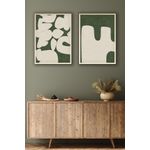 Casa si Gradina - Decoratiuni - Tablouri - Tablou decorativ cu rama, Wallxpert, mdf, multicolor, 50x70 cm, set 2 bucati, 693BSE1489 - Infinity.ro