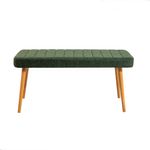 Casa si Gradina - Mobilier - Seturi de mobilier - Seturi mese si scaune - Set masa extensibila si scaune, Hanah Home, pal melaminat, pin atlantic, alb, verde, 120x75x77 cm - Infinity.ro