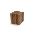 Casa si Gradina - Mobilier - Mese si birouri - Mese living - Masa laterala, Hanah Home, mdf, nuc, 45x45x50 cm - Infinity.ro