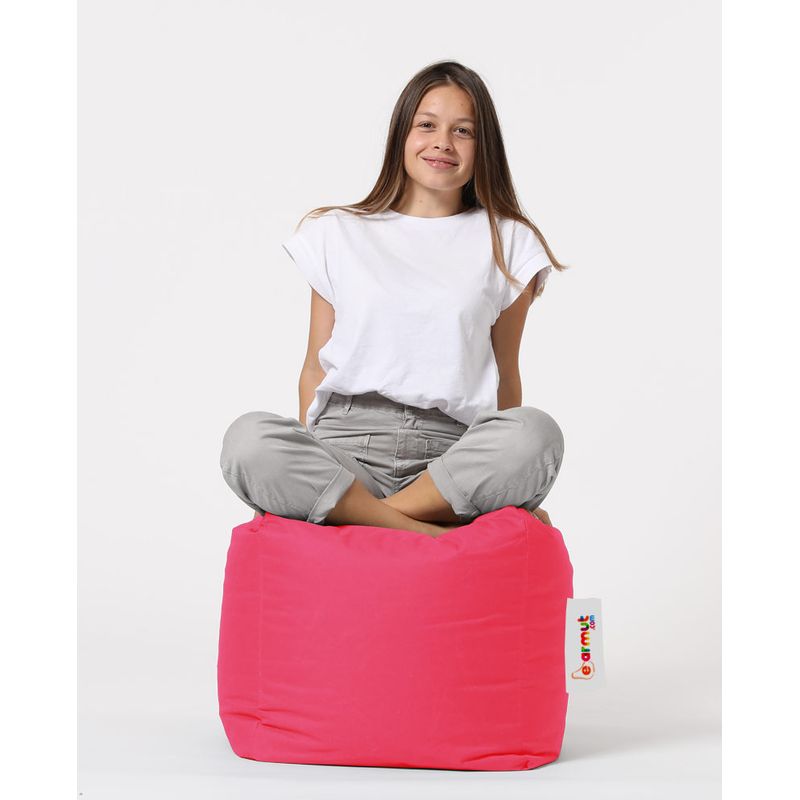 Casa si Gradina - Mobilier - Scaune si fotolii - Tabureti - Taburet, Hanah Home, poliester, roz, 45x45x45 cm - Infinity.ro
