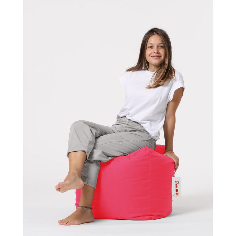 Casa si Gradina - Mobilier - Scaune si fotolii - Tabureti - Taburet, Hanah Home, poliester, roz, 45x45x45 cm - Infinity.ro