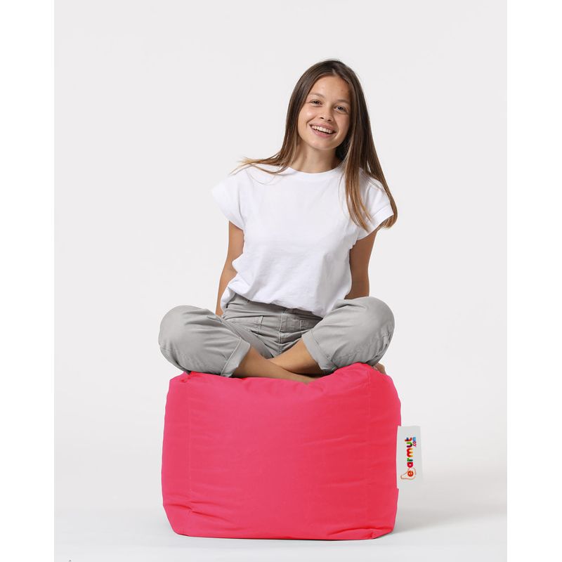Casa si Gradina - Mobilier - Scaune si fotolii - Tabureti - Taburet, Hanah Home, poliester, roz, 45x45x45 cm - Infinity.ro
