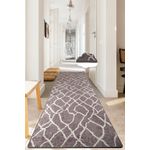 Casa si Gradina - Textile si covoare - Covoare - Covorase intrare - Covoras de intrare, Conceptum Hypnose, gri, 80x200 cm, 100% poliester, antiderapant - Infinity.ro