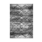 Casa si Gradina - Textile si covoare - Covoare - Covoare casa - Covor, Conceptum Hypnose, negru, 100x200 cm, 100% poliester, antiderapant, lavabil la masina, 955ANR4399 - Infinity.ro