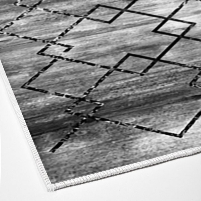 Casa si Gradina - Textile si covoare - Covoare - Covoare casa - Covor, Conceptum Hypnose, negru, 100x200 cm, 100% poliester, antiderapant, lavabil la masina, 955ANR4399 - Infinity.ro