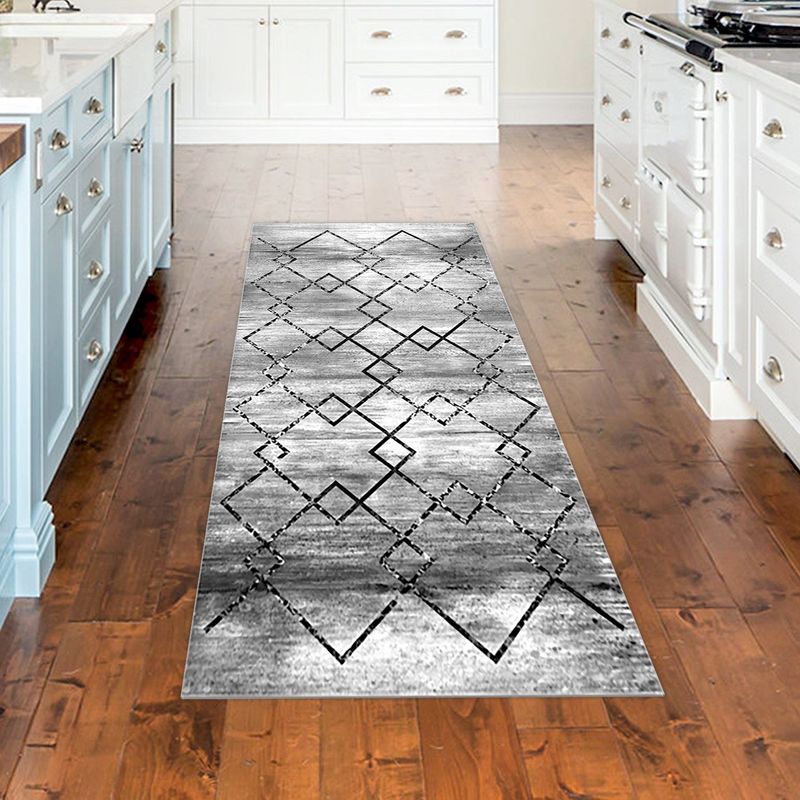 Casa si Gradina - Textile si covoare - Covoare - Covoare casa - Covor, Conceptum Hypnose, negru, 100x200 cm, 100% poliester, antiderapant, lavabil la masina, 955ANR4399 - Infinity.ro