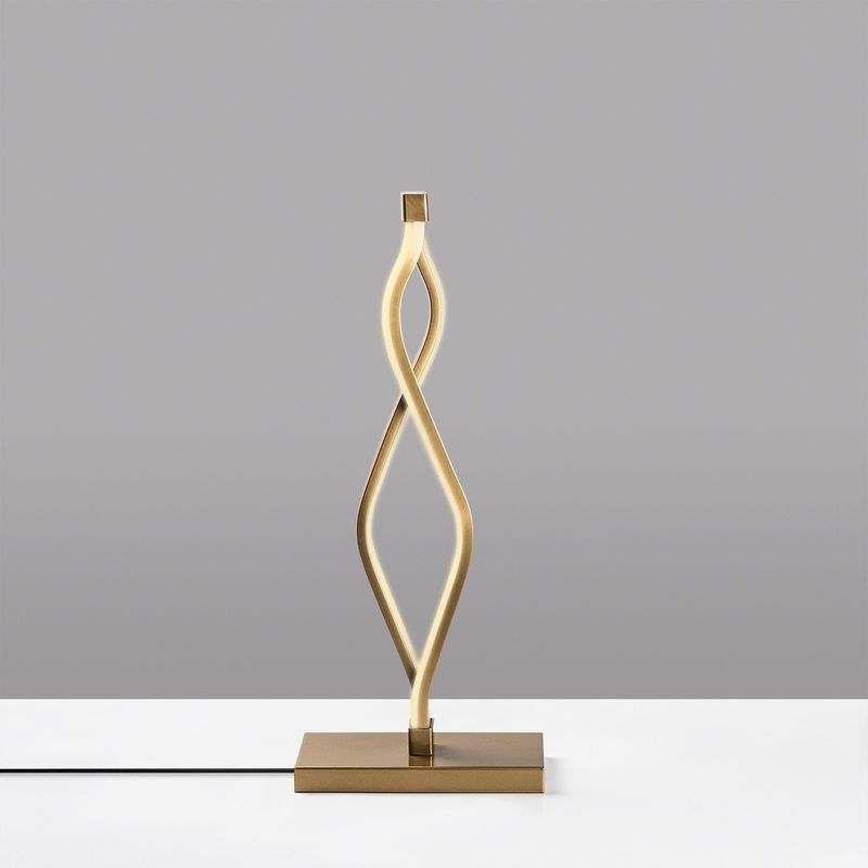 Casa si Gradina - Corpuri si surse de iluminat - Veioze si lampi - Veioze - Veioza, Opviq, metal, auriu, 20x12x48 cm - Infinity.ro