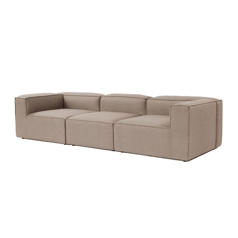 Casa si Gradina - Mobilier - Canapele si coltare - Canapele - Canapea 3 locuri, Hanah Home, in, maro, 297x105x66 cm - Infinity.ro