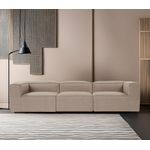 Casa si Gradina - Mobilier - Canapele si coltare - Canapele - Canapea 3 locuri, Hanah Home, in, maro, 297x105x66 cm - Infinity.ro