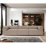 Casa si Gradina - Mobilier - Canapele si coltare - Canapele - Canapea 3 locuri, Hanah Home, in, maro, 297x105x66 cm - Infinity.ro