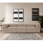 Casa si Gradina - Mobilier - Canapele si coltare - Canapele - Canapea 3 locuri, Hanah Home, in, maro, 297x105x66 cm - Infinity.ro