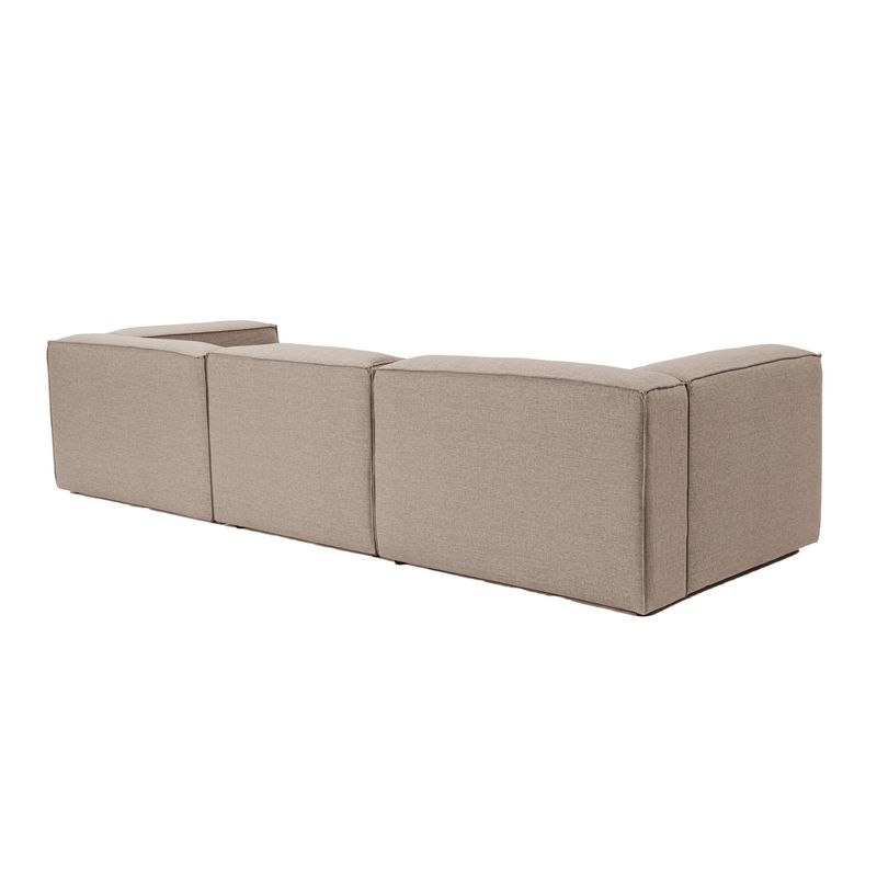 Casa si Gradina - Mobilier - Canapele si coltare - Canapele - Canapea 3 locuri, Hanah Home, in, maro, 297x105x66 cm - Infinity.ro