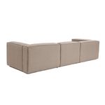 Casa si Gradina - Mobilier - Canapele si coltare - Canapele - Canapea 3 locuri, Hanah Home, in, maro, 297x105x66 cm - Infinity.ro