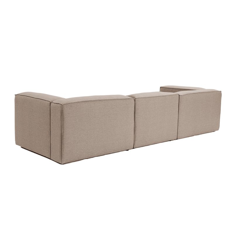 Casa si Gradina - Mobilier - Canapele si coltare - Canapele - Canapea 3 locuri, Hanah Home, in, maro, 297x105x66 cm - Infinity.ro
