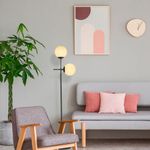 Casa si Gradina - Corpuri si surse de iluminat - Veioze si lampi - Lampadare - Lampadar, Opviq, metal, negru, 34x15x174 cm - Infinity.ro