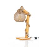 Casa si Gradina - Corpuri si surse de iluminat - Veioze si lampi - Lampadare - Lampadar, Opviq, lemn, natural, inaltime 50 cm - Infinity.ro