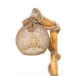 Casa si Gradina - Corpuri si surse de iluminat - Veioze si lampi - Lampadare - Lampadar, Opviq, lemn, natural, inaltime 50 cm - Infinity.ro