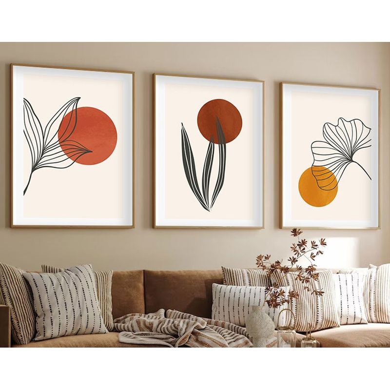 Casa si Gradina - Decoratiuni - Tablouri - Tablou decorativ cu rama, Wallxpert, mdf si lemn masiv, multicolor, 50x70 cm, set 3 piese, 693BSE1542 - Infinity.ro