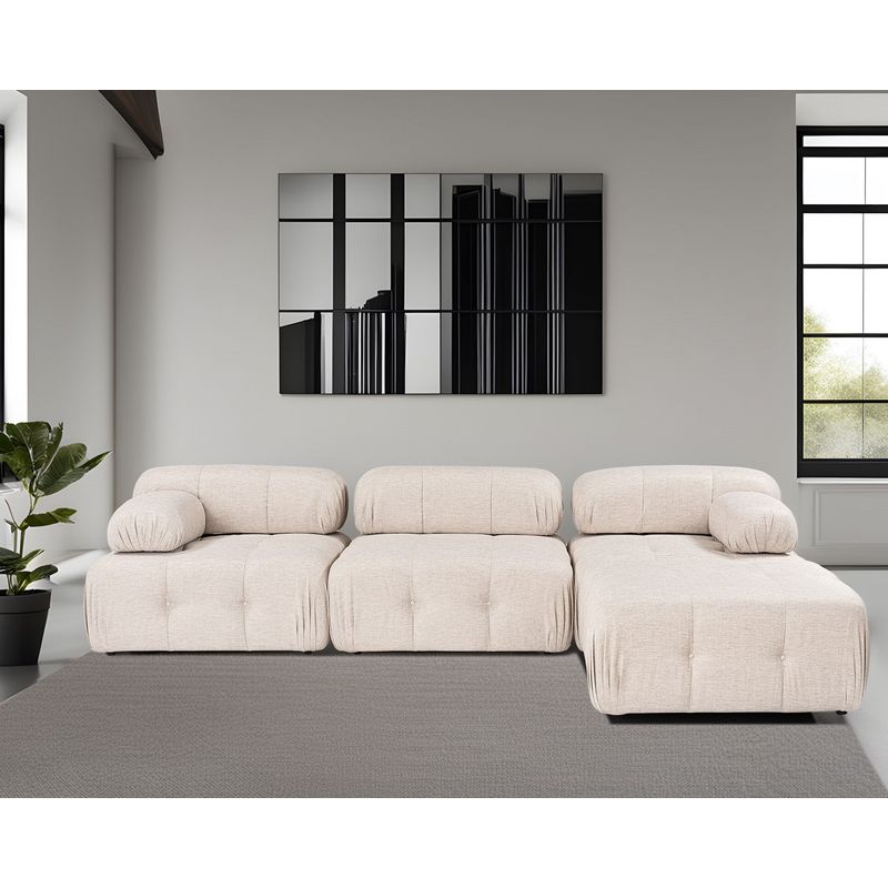 Casa si Gradina - Mobilier - Canapele si coltare - Coltare - Coltar, Atelier Del Sofa, textil, maro deschis, 300x200x100 cm - Infinity.ro