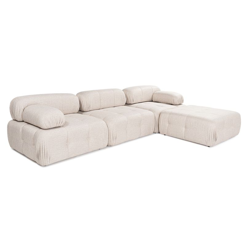 Casa si Gradina - Mobilier - Canapele si coltare - Coltare - Coltar, Atelier Del Sofa, textil, maro deschis, 300x200x100 cm - Infinity.ro