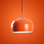 Casa si Gradina - Corpuri si surse de iluminat - Lustre si pendule - Lustra, Opviq, metal, portocaliu, inaltime reglabila 36-125 cm - Infinity.ro