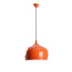 Casa si Gradina - Corpuri si surse de iluminat - Lustre si pendule - Lustra, Opviq, metal, portocaliu, inaltime reglabila 36-125 cm - Infinity.ro