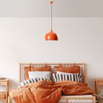 Casa si Gradina - Corpuri si surse de iluminat - Lustre si pendule - Lustra, Opviq, metal, portocaliu, inaltime reglabila 36-125 cm - Infinity.ro