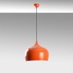 Casa si Gradina - Corpuri si surse de iluminat - Lustre si pendule - Lustra, Opviq, metal, portocaliu, inaltime reglabila 36-125 cm - Infinity.ro