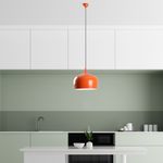 Casa si Gradina - Corpuri si surse de iluminat - Lustre si pendule - Lustra, Opviq, metal, portocaliu, inaltime reglabila 36-125 cm - Infinity.ro