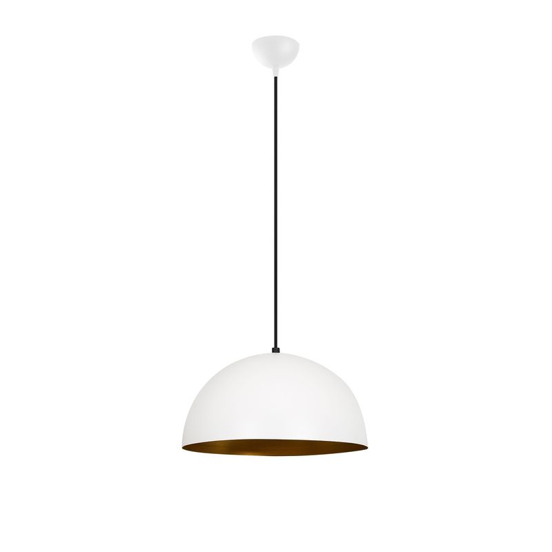 Casa si Gradina - Corpuri si surse de iluminat - Lustre si pendule - Lustra, Opviq, metal, alb auriu, diametru 40 cm, inaltime reglabila - Infinity.ro