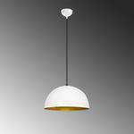 Casa si Gradina - Corpuri si surse de iluminat - Lustre si pendule - Lustra, Opviq, metal, alb auriu, diametru 40 cm, inaltime reglabila - Infinity.ro